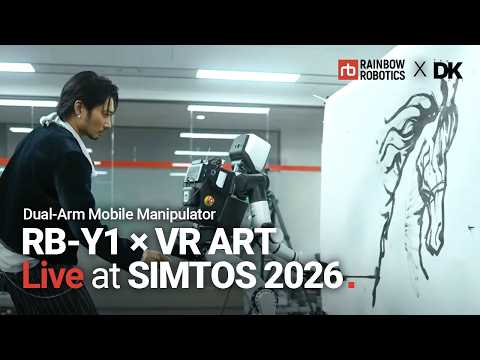 Dual Arm Mobile Manipulator RB-Y1 X VR Art Live