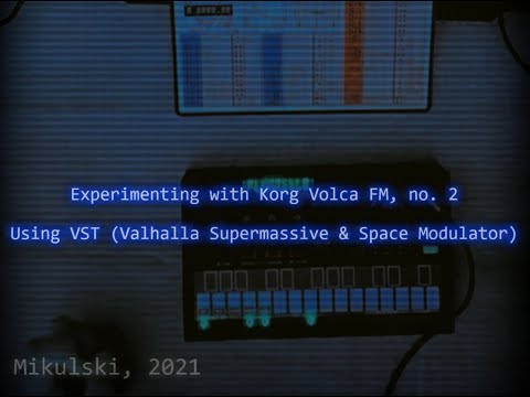 Experimenting with Korg Volca FM
