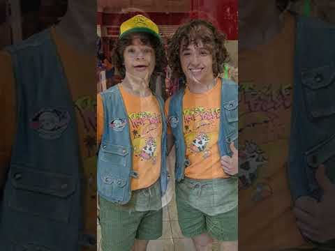 STRANGER THINGS STUNT DOUBLES 😱 #shorts #strangerthings