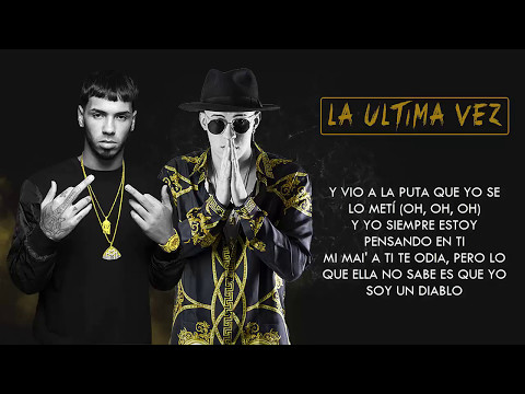 La Última Vez - Anuel AA ft. Bad Bunny | Video Letra 2017