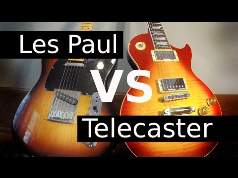LES PAUL vs TELECASTER - Guitar Tone Comparison!