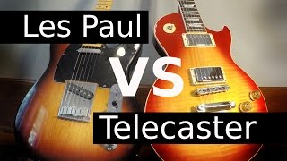 LES PAUL vs TELECASTER - Guitar Tone Comparison!