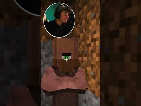 HAHA MINECRAFT'S MOST CURSED VILLAGER GLITCH EVER #shorts