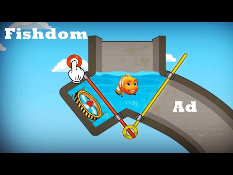 Fishdom Ads Fishdom Ad Mini game HD from Level 601 - 800  gameplay | save, help and feed happy fish