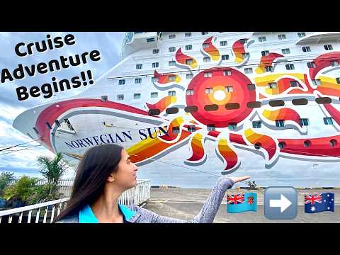 Thumbnail for Embarkation Day!! | Boarding the Norwegian Sun in Fiji | 14 Night Cruise to Sydney | Lauryn Rachel
