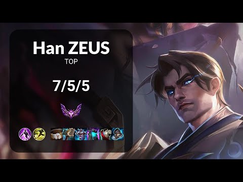 Han Zeus Jayce vs Gragas TOP - KR MASTER Patch 15.1