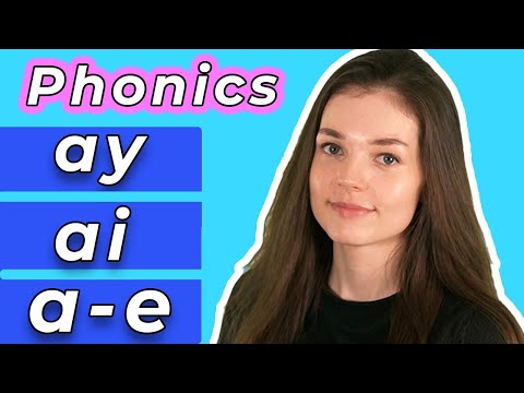 Adult Phonics: A Vowel Sound/Long A Sound (ay, ai & a-e)