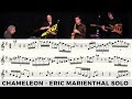 Eric Marienthal - "Chameleon" Alto Saxophone Solo Transcription