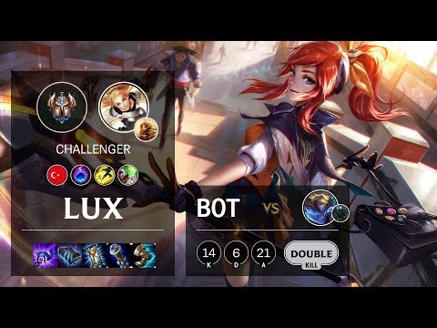 Lux Bot vs Ezreal - TR Challenger Patch 10.6