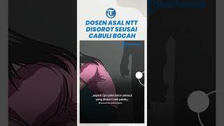 Masa Lalu Dosen Asal NTT Disorot seusai Cabuli Bocah di Bandara Ngurah Rai Bali