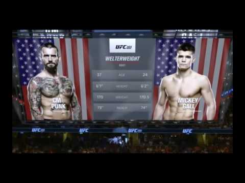 CM Punk vs Mickey Gall Full Fight - UFC 203