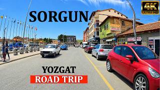 Sorgun, Yozgat 🇹🇷 Türkiye 4K Yolculuk & Şehir Ortam Sesleri