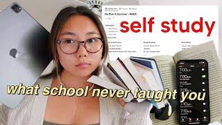 how to self study (what school doesn't teach you)