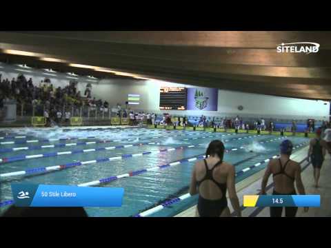 Serie 9 dei 50 Stile Libero  Assoluti Femmine Master - Campionati Regionali Master 2015 VENETO e FR