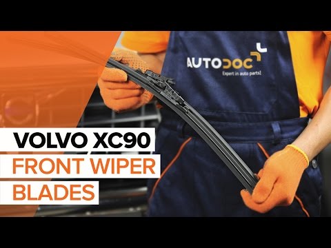 How to change front wiper blades on VOLVO XC90 1 TUTORIAL | AUTODOC Video