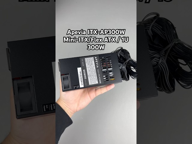 Vídeo relacionado con VBESTLIFE Fuente de Alimentación de Metal Fuerte de 270 W para Servidor de PC 1U Flex ATX con Disipación de Calor de Turbina