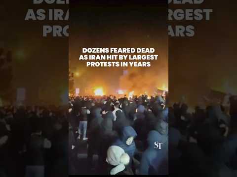 Dozens feared dead as Iran hit by largest protests in years