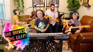 Colt Clark and the Quarantine Kids play "She Drives Me Crazy"