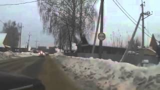 Cyclist suicide  Slippery road and a collision