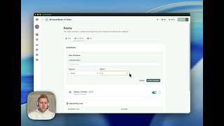 Scheduling Workflows with BrowserBook