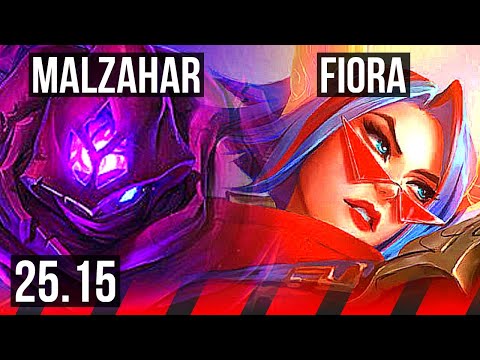 MALZAHAR vs FIORA (TOP) | EUW Diamond | 25.15