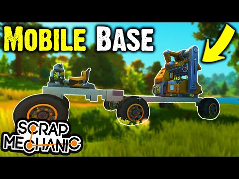 Scrap Mechanic - Survival Part 4 (MOBILE BASE IDEA)