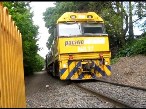 The Overland Passenger Train at a level crossing Milan Terrace Aldgate