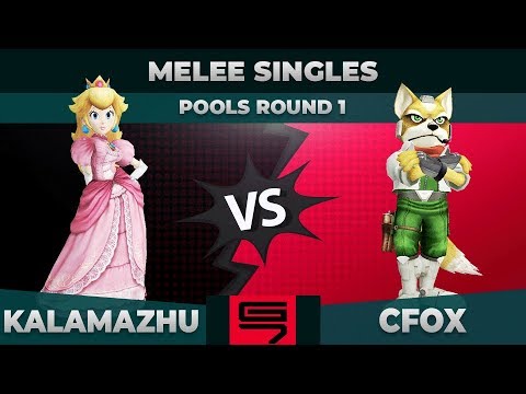 Kalamazhu vs CFox - Melee Singles: Pools R1 Winners Semifinals - Genesis 7 | Peach vs Fox
