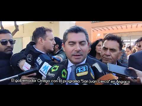 GOBERNADOR ORREGO:LA PRIMERA GRAN OBRA SERÁ"LA RECONSTRUCCIÓN DE LA RUTA 40 NORTE ALBARDÓN - JÁCHAL"
