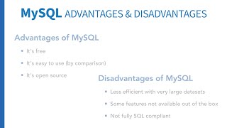 SQL Tutorial - Advantages and disadvantages of MySQL
