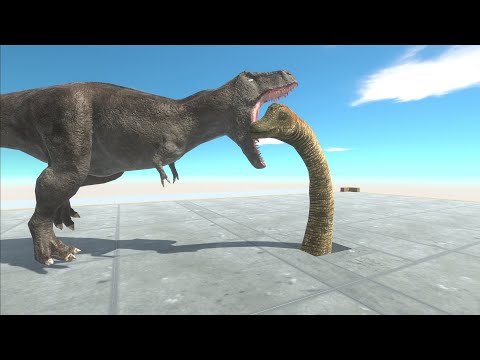 NEW!! Brachiosaurus Head VS All Units - Animal Revolt Battle Simulator