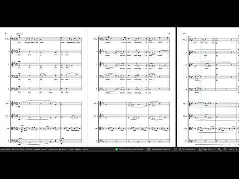 Cantai in use in MuseScore Studio 4.6.4