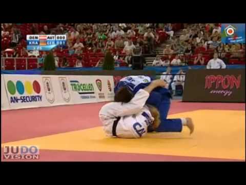 Judo European Championships Teams 2013: Women Bronze AUT - GER: [-57kg] DENGG - KRAEH
