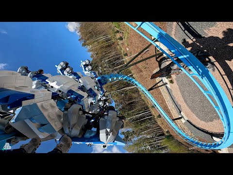 Maximus Der Flug des Wächters - Onride (Backrow) - Legoland Deutschland -  B&M - Wing Coaster