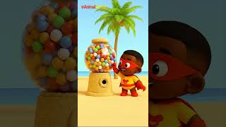 Download lagu BEACH GUMBALL MACHINE Song!🏖️ | Fun Nursery Rhymes For Kids | Learn Colors w/@AnimalSketch​ mp3