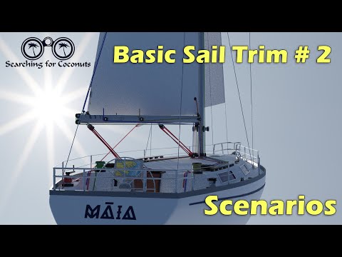 Learn to Sail - Basic Sail Trim # 2 - Scenarios