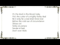 dEUS - Cold Sun of Circumstance Lyrics