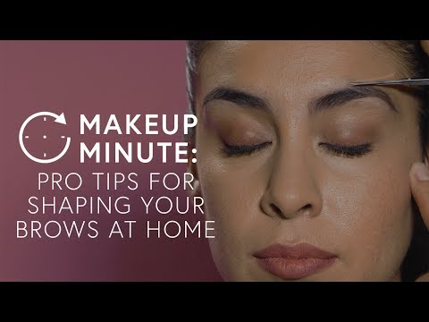 A Pro's Tips For Shaping Your Eyebrows | The Zoe Report by Rachel Zoe