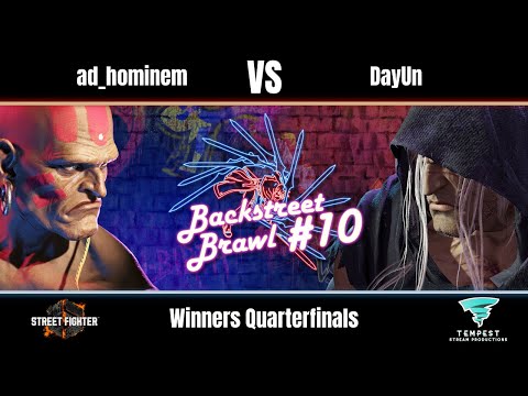 ad_hominem (Dhalsim) vs DayUn (M. Bison) - Street Fighter 6 Winners Quarters - Backstreet Brawl #10
