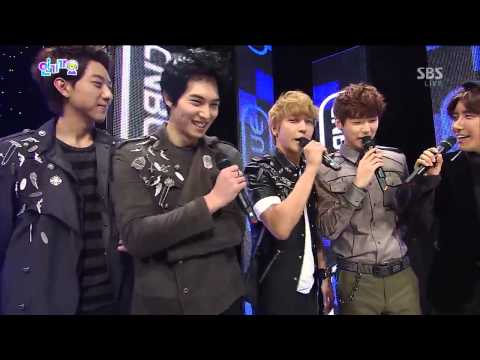 [HD] 130120 CNBLUE씨엔블루 MC@SBS Inkigayo