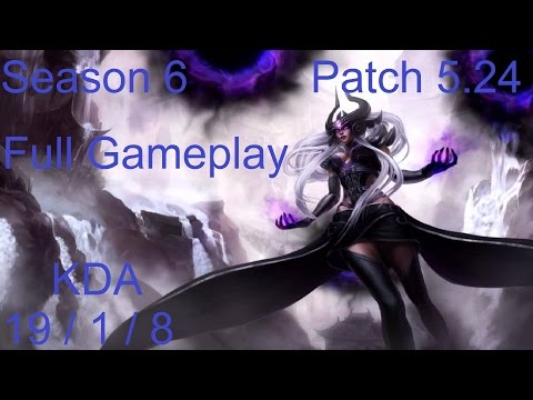 Season 6 Patch 5.24 Syndra Mid Lane Gameplay by Pobelter