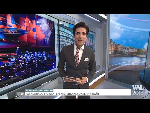Partiledarnas slutduell i TV4: ”Som en amerikansk presidentvalsdebatt”  - Nyhetsmorgon (TV4)
