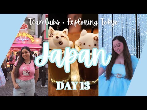 Teamlabs Tokyo + Exploring Harajuku | Japan Trip Day 13 | October 27th 2023