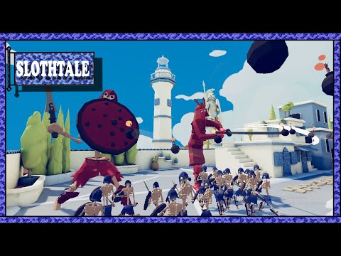 Duo of SAMURAI GIANT & SKELTON GIANT Vs Every Factions - TABS ( Totally Accurate Battle Simulator )