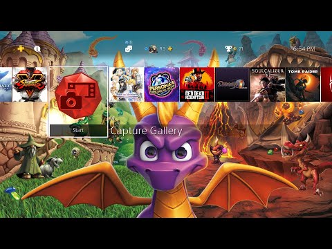 Spyro Reignited Trilogy - Fiery Return Dynamic Theme PS4  (Free theme)
