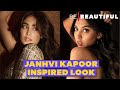 Janhvi Kapoor Inspired Makeup Look Party Makeup Celebrity Makeup Inspo Be Beautiful