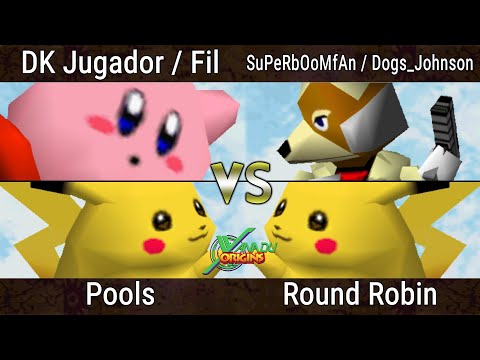 Xanadu Origins - SuPeRbOoMfAn & Dogs Johnson Vs. DK Jugador & Fil - Smash Bros - SSB64