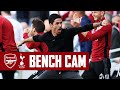 BENCH CAM | North London derby delight! | Arsenal vs Tottenham Hotspur (3-1) | Premier League