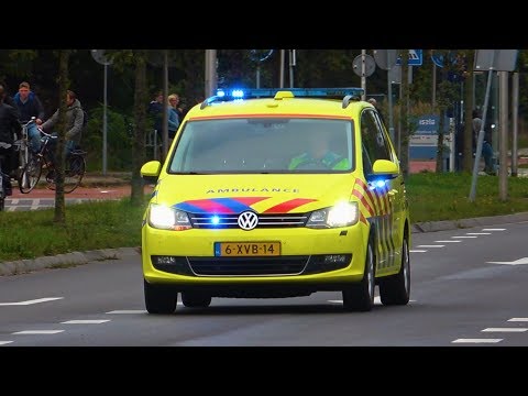 [08.10.2019] A1, [Solo-, IC-] Ambulances in Zwolle