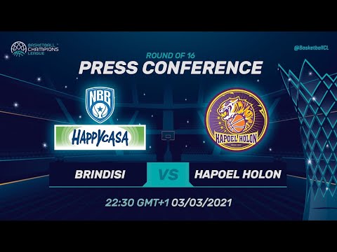 Happy Casa Brindisi v Hapoel Unet-Credit Holon - PC | Basketball Champions League 2020/21